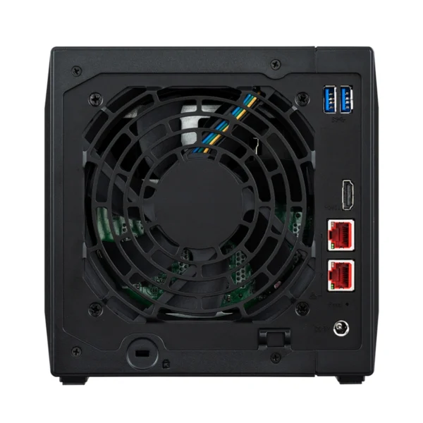 Asustor NIMBUSTOR 4 Gen2 NAS / 4 Ranuras M.2 NVMe / 4 Ranuras 3.5"/2.5" / 48TB / Intel Celeron N5105 / 4GB RAM DDR4 / Ethernet / USB 3.2, USB 2.0 / Lectura 576MB/s / Escritura 566MB/s / Negro - Image 6