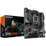 Tarjeta Madre GIGABYTE B760 GAMING X AX / Socket LGA1700 / 256GB X4 DDR5 7600MHz / DP, HDMI / USB C, USB 3.2, USB 2.0 / M.2 PCIe 4.0 / ATX