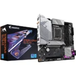 Tarjeta Madre B760M AORUS ELITE AX / Socket LGA1700 / 256GB X4 DDR5 7800MHz / HDMI, DP / USB C, USB 3.2, USB 2.0 / M.2 PCIe 4.0 / Micro ATX