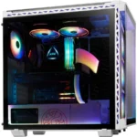 Gabinete XPG BATTLECRUISER / Media Torre / E-ATX / Ventana De Vidrio Templado / 4 Ventiladores ARGB Incluidos / USB C, USB 3.0, 3.5mm / Blanco - Image 2