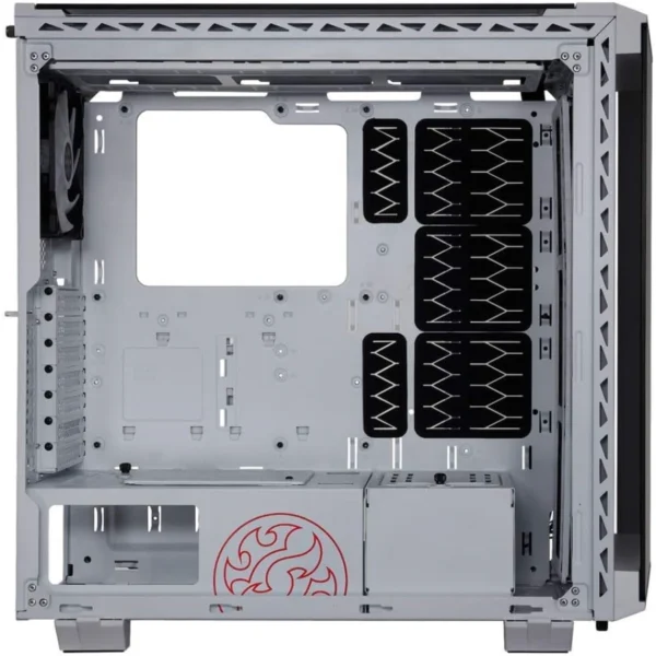 Gabinete XPG BATTLECRUISER / Media Torre / E-ATX / Ventana De Vidrio Templado / 4 Ventiladores ARGB Incluidos / USB C, USB 3.0, 3.5mm / Blanco - Image 4