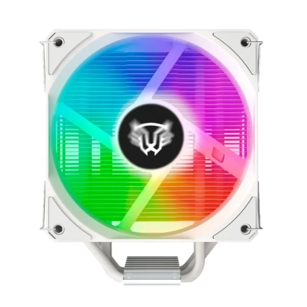 Disipador BALAM RUSH NITROX NX60 / 1 Ventilador 120MM / AMD, Intel / 600-1800RPM / 73.6 CFM / 33.8 dBA / 4 Pin, 3Pin 5V ARGB / Blanco - Image 1