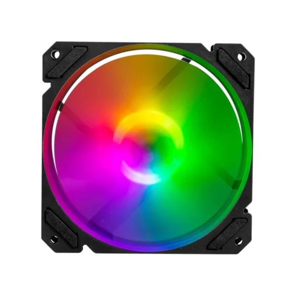 Ventilador BALAM RUSH EOLOX BLAZE EX70 / 120MM / RGB / 1200 RPM / 30.71 CFM / 22.1 dBA / 4Pin 12V, 3Pin 5V / Negro - Image 1