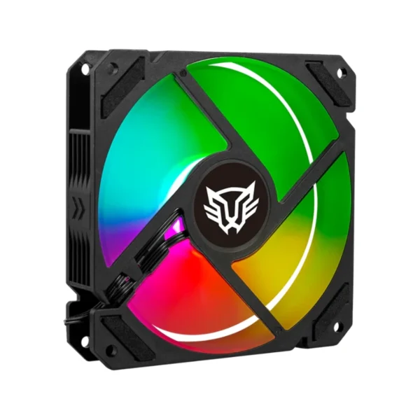 Ventilador BALAM RUSH EOLOX BLAZE EX70 / 120MM / RGB / 1200 RPM / 30.71 CFM / 22.1 dBA / 4Pin 12V, 3Pin 5V / Negro - Image 3