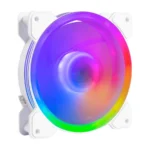 Ventilador BALAM RUSH EOLOX BLAZE EX50 / 120MM / RGB / 1500 RPM / 28.76 CFM / 23.3 dBA / 4Pin 12V, 3Pin 5V / Blanco - Image 2