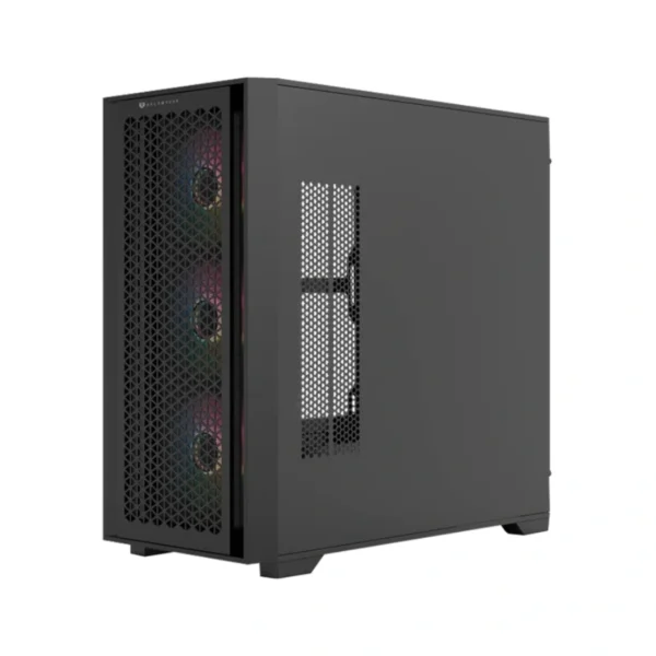 Gabinete Gamer BALAM RUSH CARBONO TWIN MATE 8000 / Media Torre / Micro-ATX, Mini ITX / Cristal Templado / 4 Ventiladores ARGB Incluidos / USB 3.1, USB 3.0, USB 2.0, Tipo C, 30.5mm / Negro - Image 3