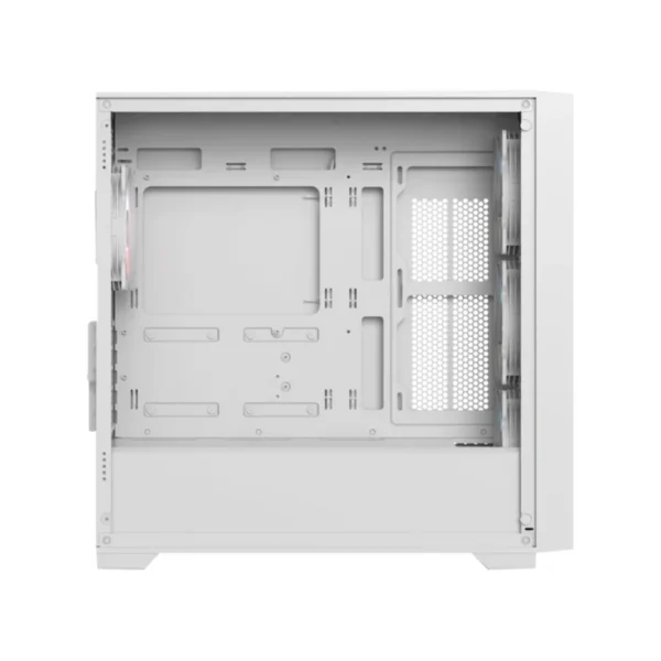Gabinete Gamer BALAM RUSH CARBONO TWIN MATE 8000 / Media Torre / Micro-ATX, Mini ITX / Cristal Templado / 4 Ventiladores ARGB Incluidos / USB 3.1, USB 3.0, USB 2.0, Tipo C, 30.5mm / Blanco - Image 6