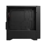 Gabinete Gamer BALAM RUSH CARBONO AIRCOOL 4000A / Mini Torre / Micro-ATX, Mini ITX / Cristal Templado / 3 Ventiladores ARGB Incluidos / USB 3.0, USB 2.0, Tipo C, 3.5mm / Negro - Image 4
