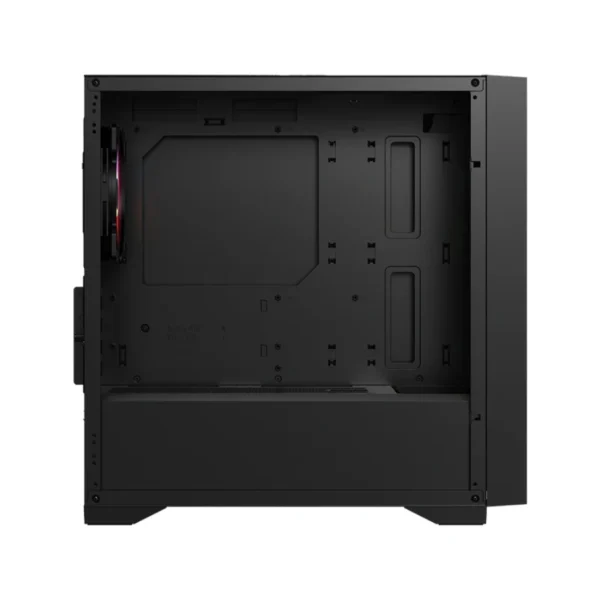 Gabinete Gamer BALAM RUSH CARBONO AIRCOOL 4000A / Mini Torre / Micro-ATX, Mini ITX / Cristal Templado / 3 Ventiladores ARGB Incluidos / USB 3.0, USB 2.0, Tipo C, 3.5mm / Negro - Image 4