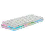 Teclado CORSAIR K70 PRO MINI WIRELESS RGB 60% / Mecánico / Alámbrico-Inalámbrico / USB 3.1, Bluetooth 4.2, SlipStream / Cable 1.8 M Trenzado / Switch Cherry MX Red / Ingles / Color Blanco - Image 3