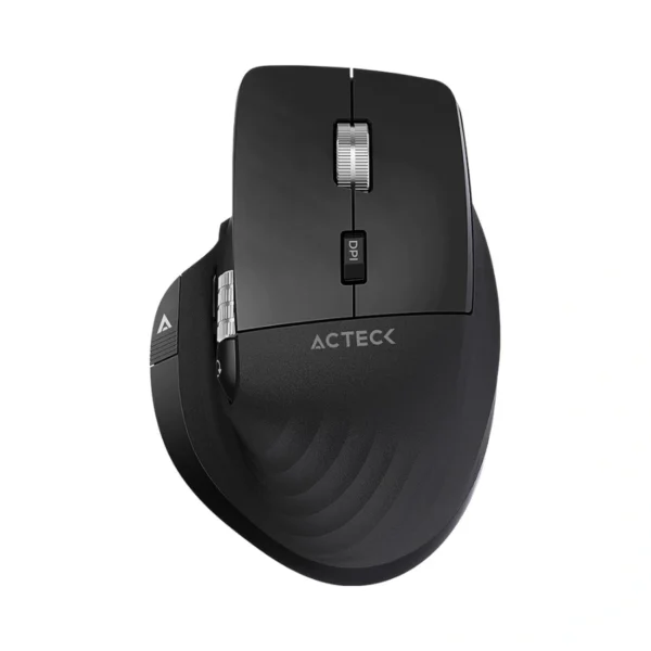 Mouse Ergonómico Profesional ACTECK VIRTUOS PRO MI780 / 3200 Dpi Ajustables / 8 Botones / Inalámbrico / USB-C / Para Oficina / Ultra Fast / Sensor Pixart / Negro - Image 1