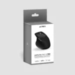 Mouse Ergonómico Profesional ACTECK VIRTUOS PRO MI780 / 3200 Dpi Ajustables / 8 Botones / Inalámbrico / USB-C / Para Oficina / Ultra Fast / Sensor Pixart / Negro - Image 7