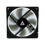 Ventilador ACTECK POLAR EG VG120 / 120Mm / 1200 RPM / 39.25 CFM / 21.5 dBA / Rodamiento Hidráulico / Negro - Image 3