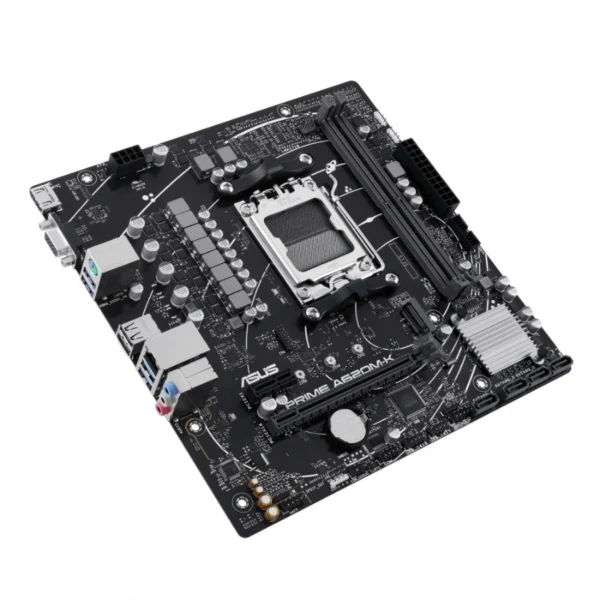 Tarjeta Madre ASUS PRIME A620M-K-CSM / Socket AM5 / 96GB X2 DDR5 7200Mhz / Hdmi, VGA / USB 3.2, 2.0 / X1 M.2 PCIe 4.0 / Micro-ATX - Image 5