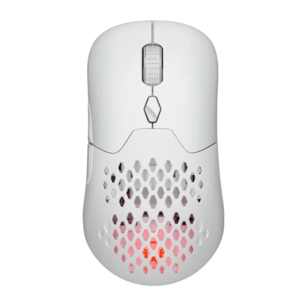 Mouse Gamer BALAM RUSH SPEEDER PERFORM MG979 RGB / 5000 DPI Ajustables / 7 Botones / Alámbrico E Inalámbrico / Nano USB, Bluetooth, USB-C / Cable 1.6m Trenzado / Caratulas Y Switch Intercambiables / Sensor Pixart 3325 / Color Blanco - Image 1