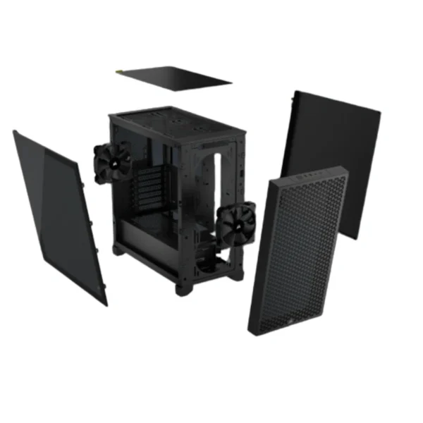 Gabinete CORSAIR AIRFLOW 3000D / ATX / 2 Ventiladores Incluidos / Cristal Templado / USB 3.2, 3.5 mm / Negro - Image 11