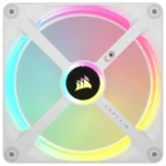 Kit De Ventiladores CORSAIR ICUE LINK QX140 / 140MM / 2 Ventiladores / RGB / 2000 RPM / 82.5 CFM / 37 dBA / 4Pin 12V, 3Pin 5V / Blanco - Image 2
