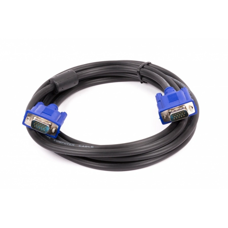 CP-NACEBTECHNOLOGY-NA-588-1 Cable VGA NACEB TECHNOLOGY NA-588 / Macho A Macho / FHD / 1.5 M / Color Negro Y Azul - Imagen 1