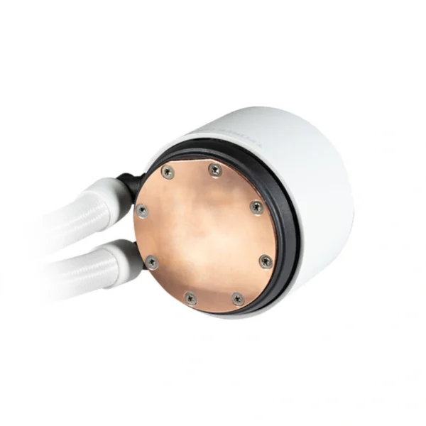 Enfriamiento Liquido AIO TEAMGROUP T-FORCE GD240E SIREN ARGB 240MM / X2 Vent 120mm / Intel, AMD / 2200RPM / 93.97Cfm / 35.6dBA / 4Pines 12V / Color Blanco - Image 5