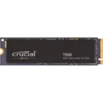 Unidad SSD M.2 NVMe Crucial T500 / 500GB / M.2 2280 / PCIe 4.0 / Lectura 7200 MB/s / Escritura 5700 MB/s