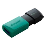 Memoria USB KINGSTON DATA TRAVELER EXODIA M / 256GB / USB 3.2 / Tapa Deslizante / Negro Con Turquesa - Image 2
