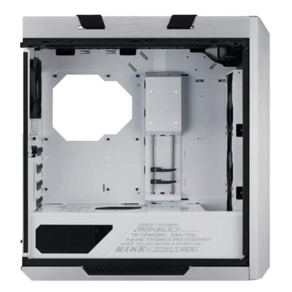 Gabinete ASUS ROG Strix Helios GX601 / Media Torre / E-ATX / Ventana Lateral De Cristal Templado / 4 Ventiladores Incluidos / USB 3.1, USB C, 3.5Mm / Blanco - Image 4
