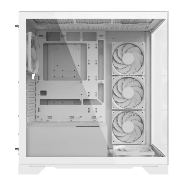 Gabinete XPG INVADER X / ATX / Ventana Lateral De Vidrio Templado / 5 Ventiladores Incluidos / USB-C, USB 3.2, Audio HD / Blanco - Image 3