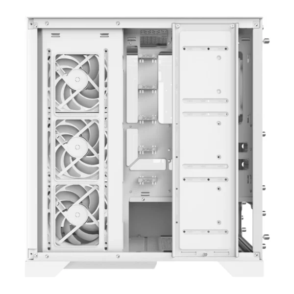 Gabinete XPG INVADER X / ATX / Ventana Lateral De Vidrio Templado / 5 Ventiladores Incluidos / USB-C, USB 3.2, Audio HD / Blanco - Image 4