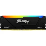 Memoria RAM KINGSTON FURY BEAST RGB / 16GB / DDR4 3200MHz / CL16 / 1.2V / Negro