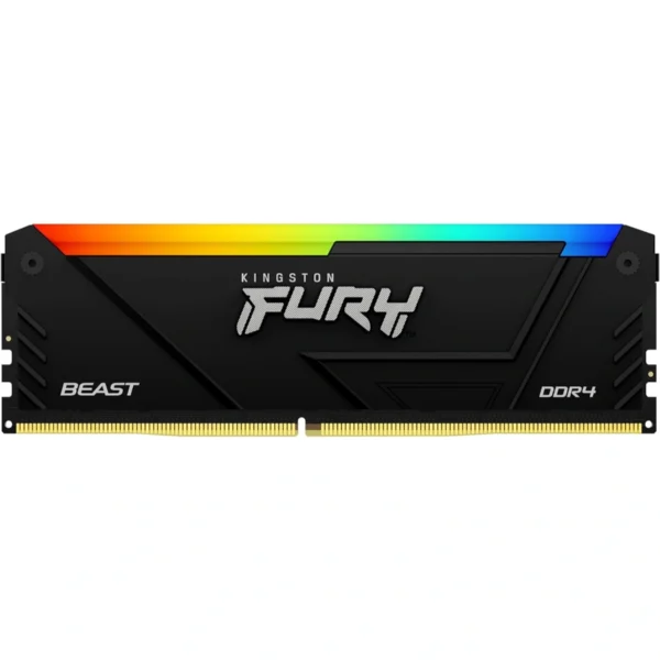 Memoria RAM KINGSTON FURY BEAST RGB / 16GB / DDR4 3200MHz / CL16 / 1.2V / Negro - Image 1