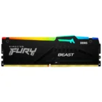 Memoria RAM KINGSTON FURY BEAST RGB / 32GB / DDR5 5600MHz / CL36 / 1.25V / Negro