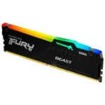 Memoria RAM KINGSTON FURY BEAST RGB / 32GB / DDR5 5600MHz / CL36 / 1.25V / Negro - Image 2