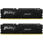 Kit De Memoria RAM KINGSTON FURY BEAST / 64GB (2X32GB) / DDR5 5600MHz / CL36 / 1.25V / Negro