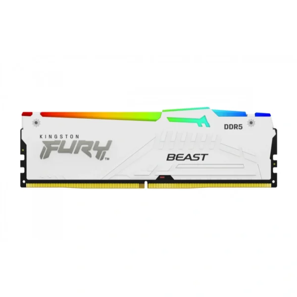 Kit De Memoria RAM KINGSTON FURY BEAST RGB / 64GB (2X32GB) / DDR5 6000MHz / CL36 / 1.36V / Blanco - Image 3