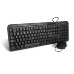 Kit De Teclado Y Mouse VORAGO KM-107 / Membrana / Alámbrico / USB / 1000 Dpi / Sensor Óptico / Español / Negro - Image 3