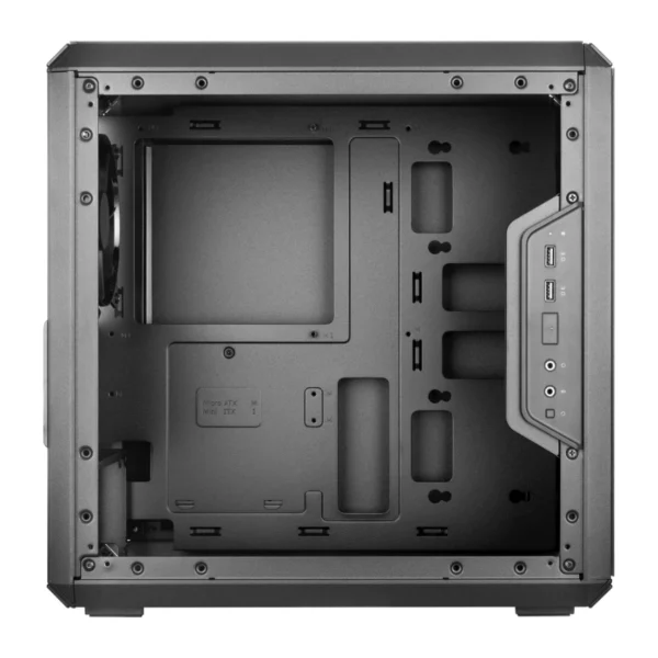 Gabinete COOLER MASTER MASTERBOX Q300L TUF / Mini Torre / Micro ATX / Panel Lateral De Acrílico / 1 Ventilador Incluido / USB 3.0, 3.5mm / Negro - Image 5