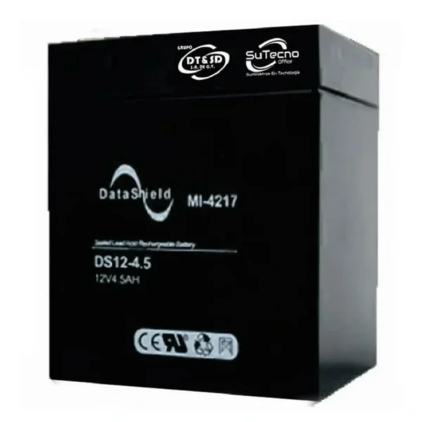 Batería De Reemplazo DATASHIELD MI-4217 / Para No Break / 12V / 4.5AH / Fácilmente Recargable / Sin Mantenimiento / Color Negro - Image 1