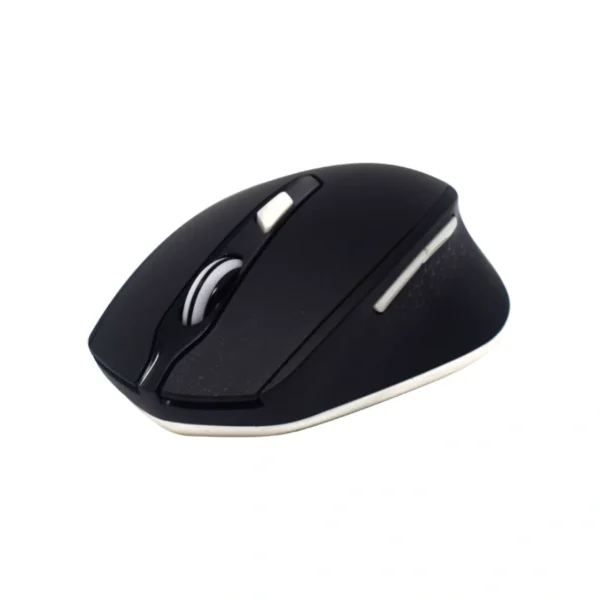 Mouse NACEB TECHNOLOGY NA-0119 / Inalámbrico / Receptor USB / Ergonómico / 2400 DPI / 6 Botones / Sensor Óptico / Negro - Image 1