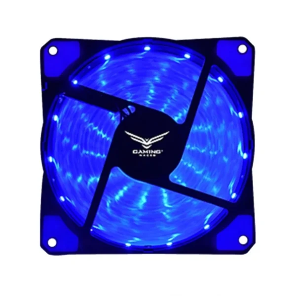 Ventilador NACEB TECHNOLOGY NA-0919A / 120 Mm / 33 LEDS / 1200 RPM / 43.20 CFM / 23.40 dBA / 3Pin 12V, 3Pin 5V ARGB / Azul Con Negro - Image 1