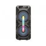 Bocina NECNON Bafle NB-06B / Alámbrico e Inalámbrico / Bluetooth, TF, FM, 3.5Mm, USB / Barra De Luz Led / Incluye Micrófono / Woofer Doble 6.5" / Negro - Image 2