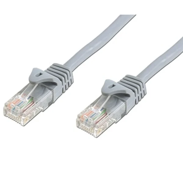 Cable Patch Cord NITROTEL NTPC5E10GY / RJ45 / Macho-Macho / 3Metros / CAT5E / 10FT / Gris - Image 1