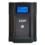 No Break CDP Interactivo UPRS2008 / 2000VA / 1400W / 8 Contactos* / Tiempo De Recarga 6 Horas Al 90% / Pantalla LCD / Negro