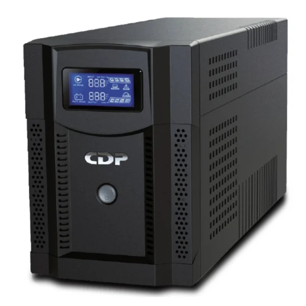 No Break CDP Interactivo UPRS2008 / 2000VA / 1400W / 8 Contactos* / Tiempo De Recarga 6 Horas Al 90% / Pantalla LCD / Negro - Image 2