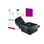 Fuente De Poder COOLER MASTER Elite 550 V2 / 550W / 80 Plus / 24Pin / CPU 4+4 / Pci-E 6+2 / Sata / Molex / Negro