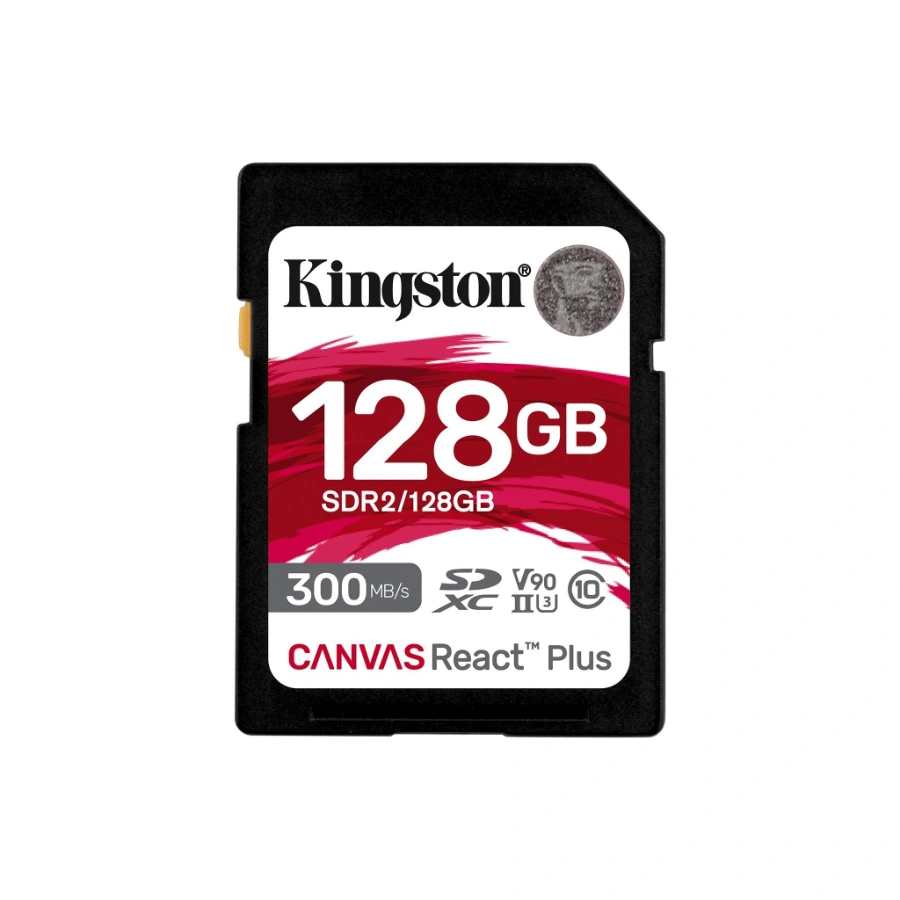 SDR2128GB 1 Memoria MicroSD SDXC KINGSTON CANVAS REACT PLUS / 128GB / UHS-II, Clase 10 / Negro - Image 1