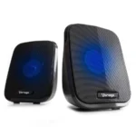 Bocinas VORAGO SPK-107 / Alámbrico / USB / 3.5MM / Potencia 3W x2 / 20Hz - 20KHz / Negro - Image 2