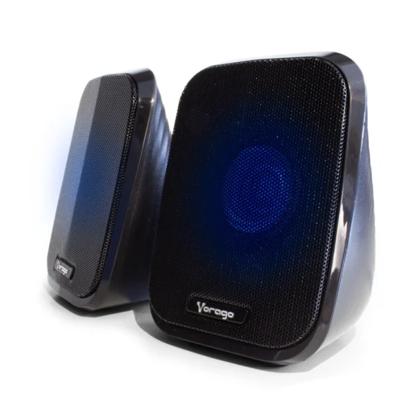 Bocinas VORAGO SPK-107 / Alámbrico / USB / 3.5MM / Potencia 3W x2 / 20Hz - 20KHz / Negro - Image 3