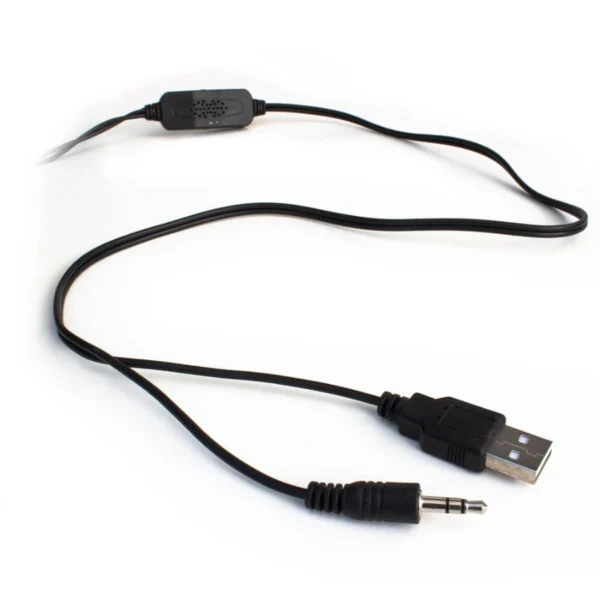 Bocinas VORAGO SPK-107 / Alámbrico / USB / 3.5MM / Potencia 3W x2 / 20Hz - 20KHz / Negro - Image 5