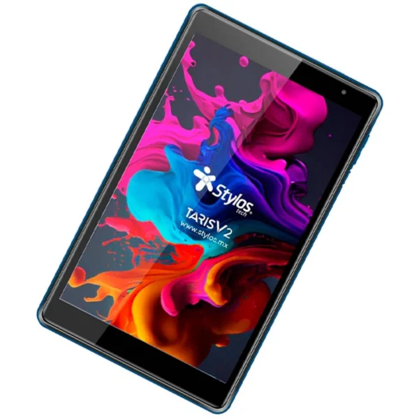Tablet STYLOS TARIS V2 / Quad-Core T310 / 8" / Memoria RAM 2GB / Almacenamiento 32GB / Android 11 / Cámara 0.3/2MP / WIFI, BT / Incluye Funda TPU / Azul - Image 2