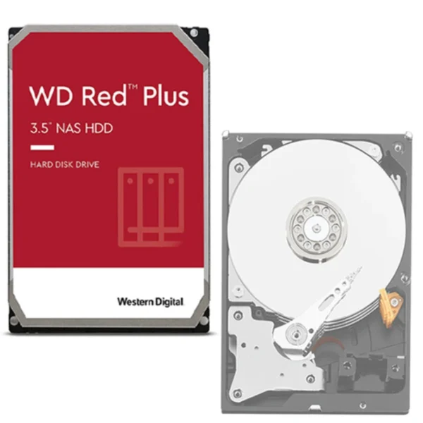 Disco Duro WD RED Plus NAS / 4TB / 3.5" / SATA III 6 Gbit/S / 5400 Rpm / 256MB Caché / 180MB/s - Image 2